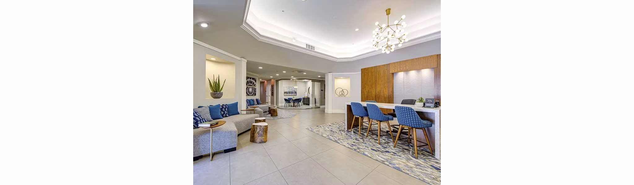 clubhouse at Elevate Long Beach Apartments 