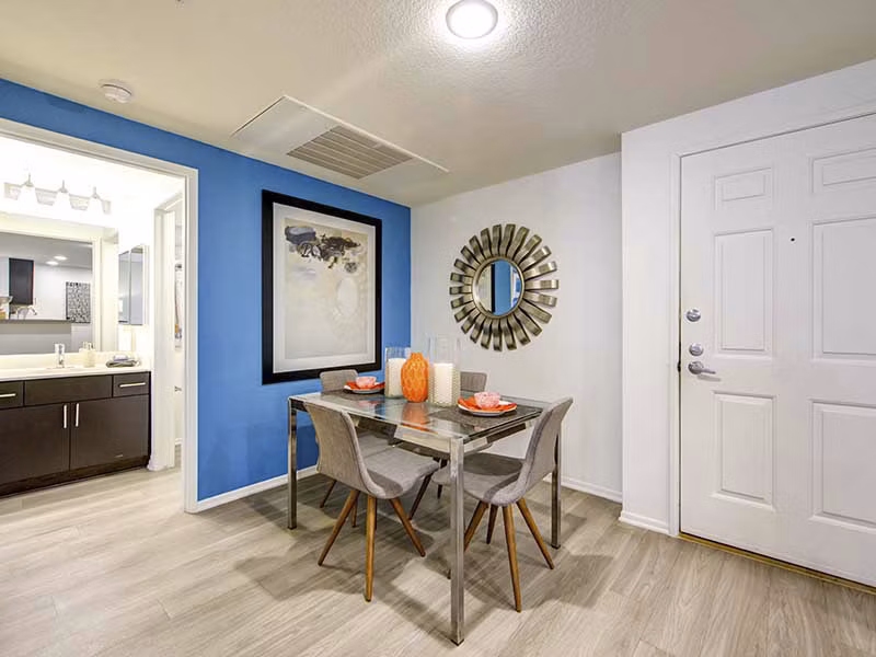 living room at Elevate Long Beach Apartments 