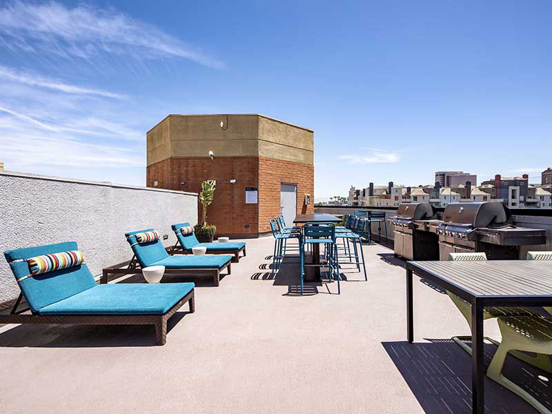 Roof deck at Elevate Long Beach (1 of 2)