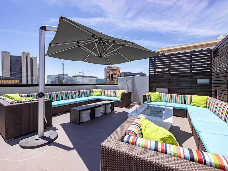 Roof deck at Elevate Long Beach (2 of 2)