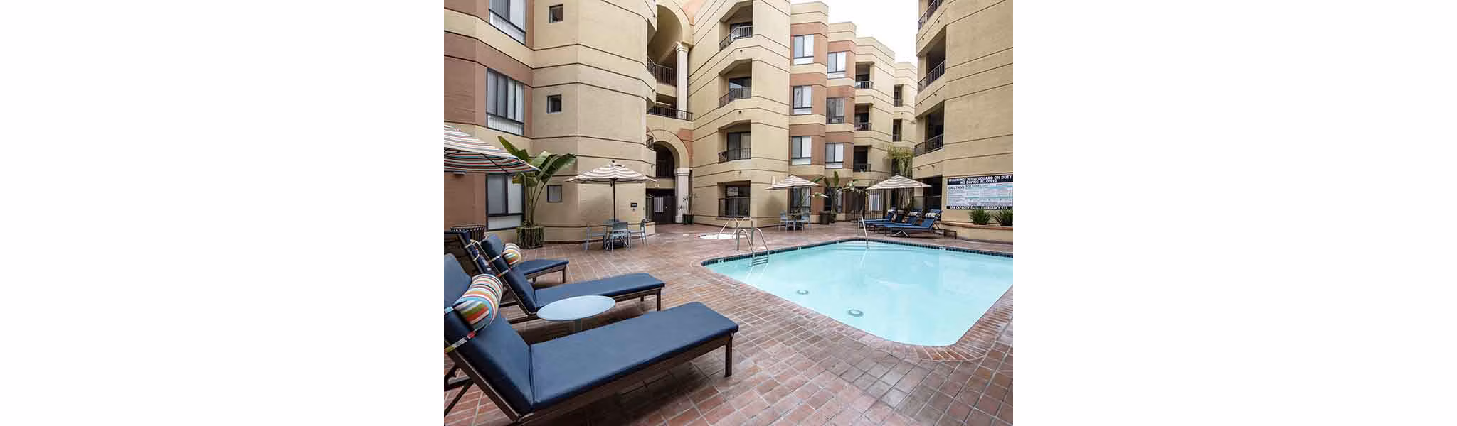 pool at Elevate Long Beach Apartments 