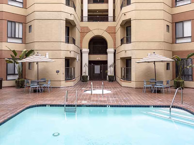 pool at Elevate Long Beach Apartments 