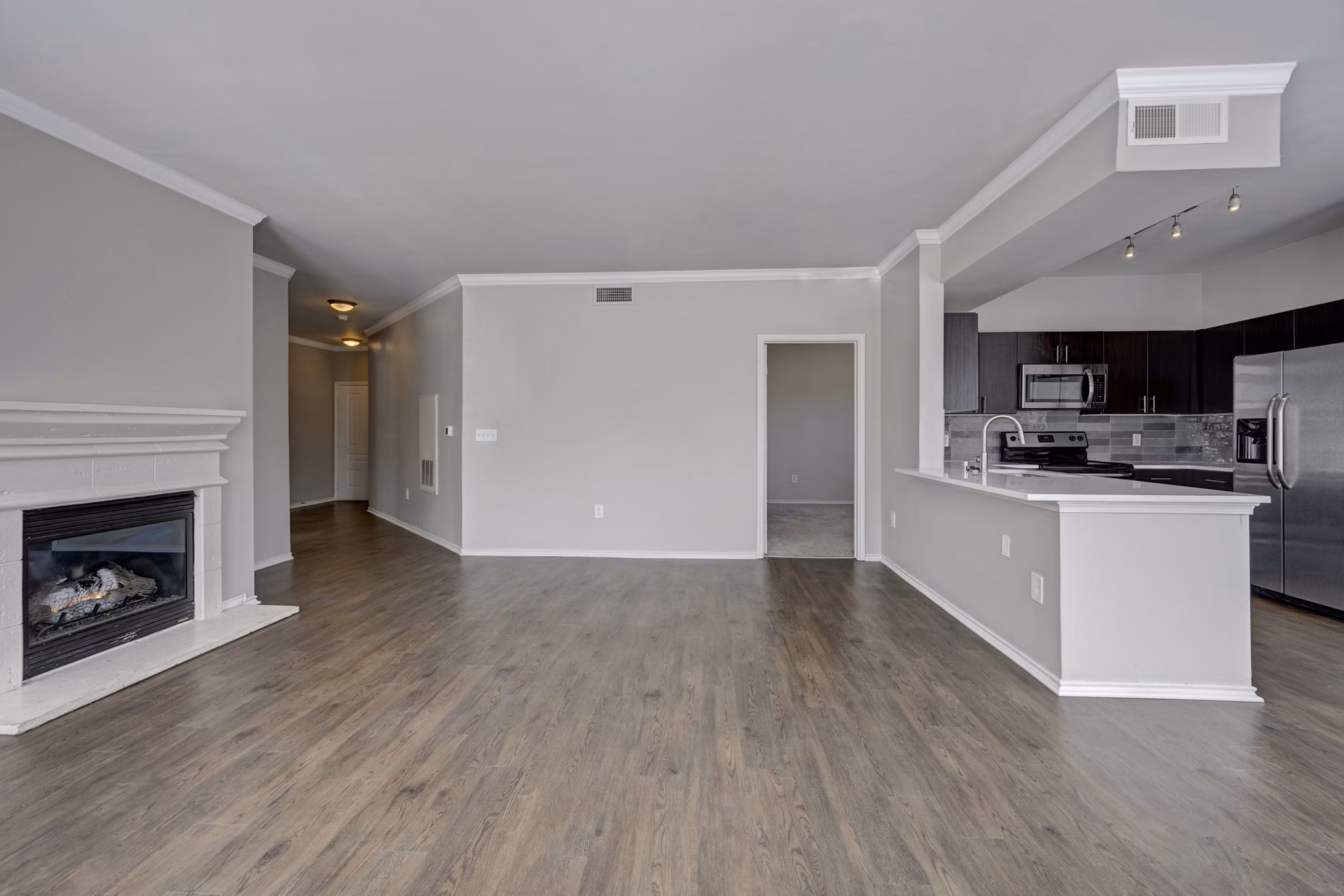 living room at The Metro Apartments 