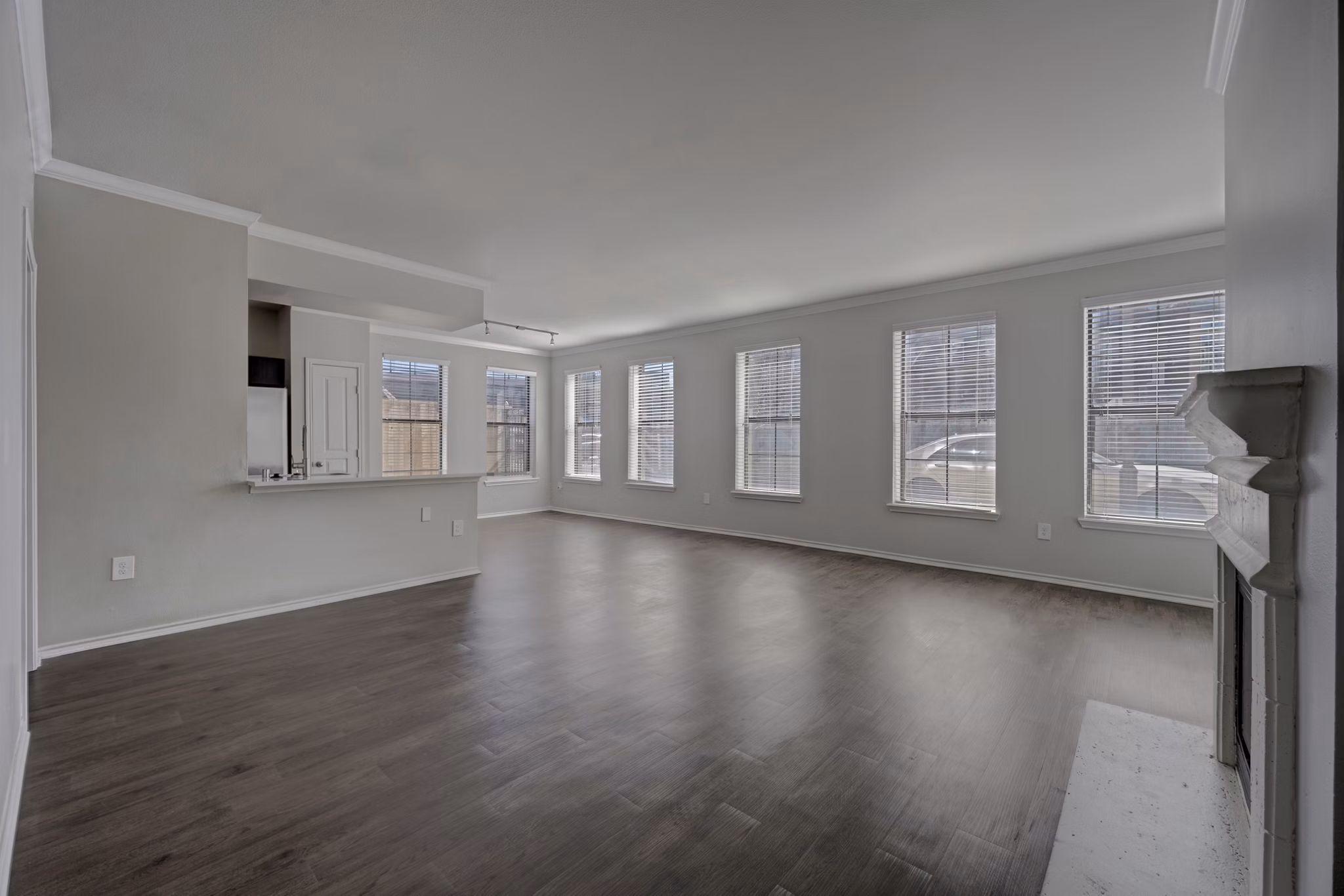living room at The Metro Apartments 