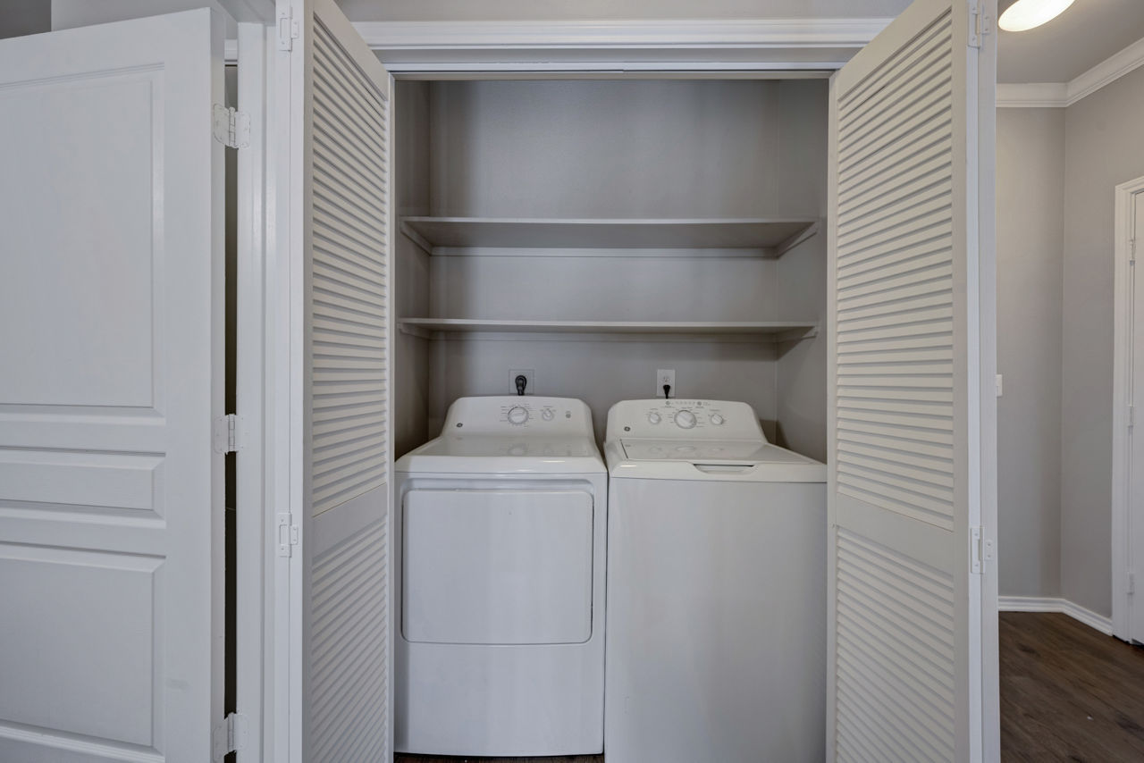 Laundry room at The Metro