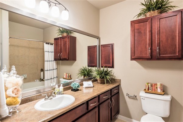 bathroom at Deseo at Grand Mission Apartments