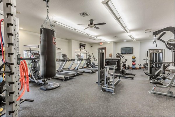 fitness center at Deseo at Grand Mission Apartments