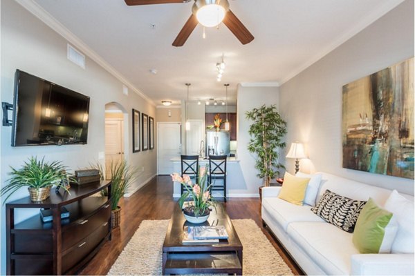 living room at Deseo at Grand Mission Apartments