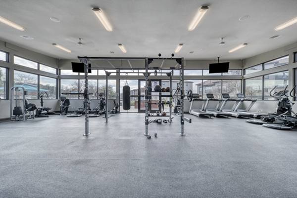 fitness center at Laurel Canyon Apartments