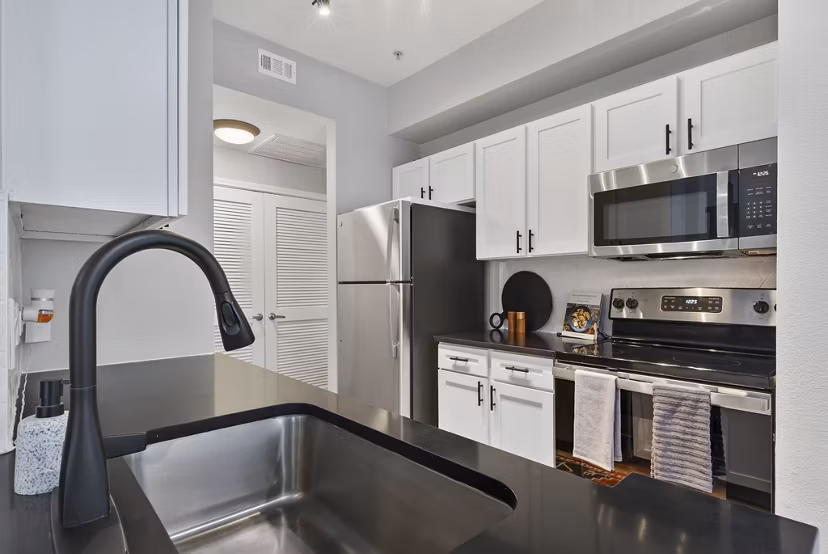 kitchen at Laurel Canyon Apartments