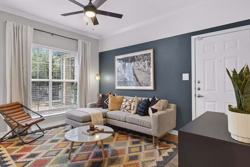living room at Laurel Canyon Apartments