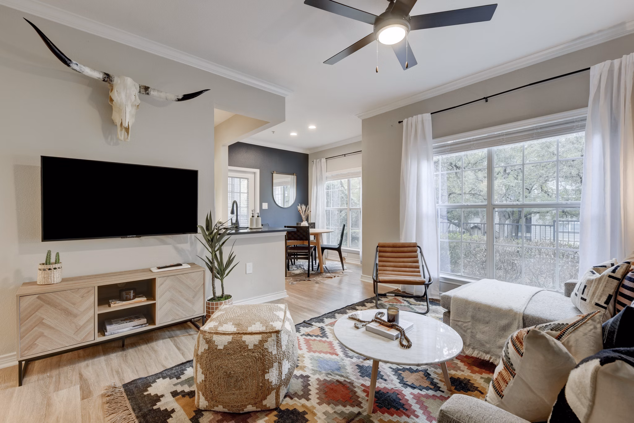 living room at Laurel Canyon Apartments