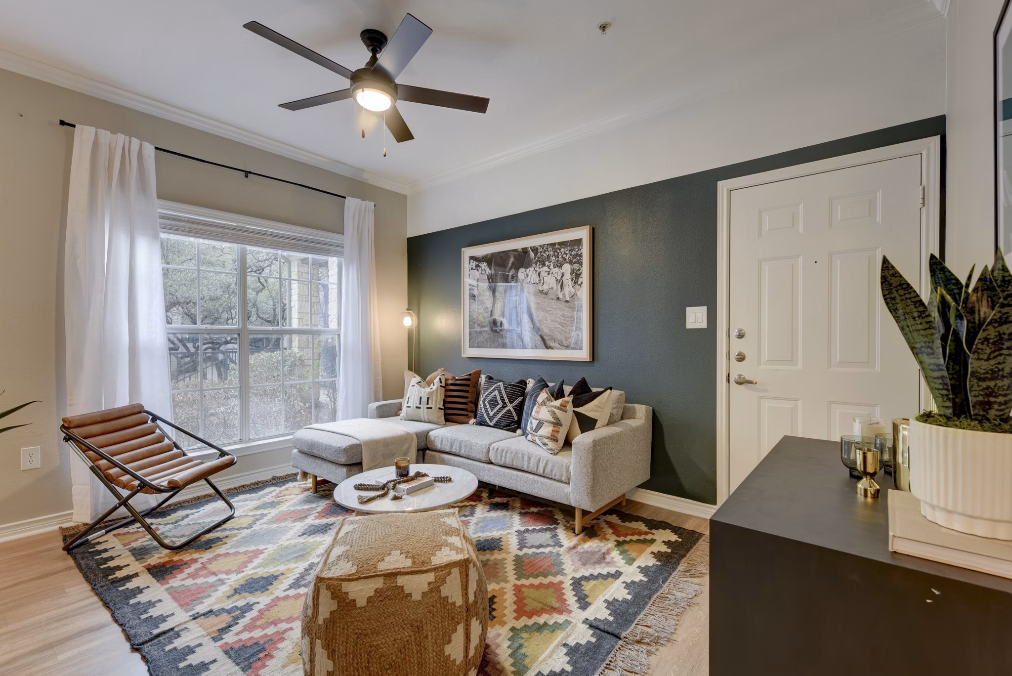 living room at Laurel Canyon Apartments