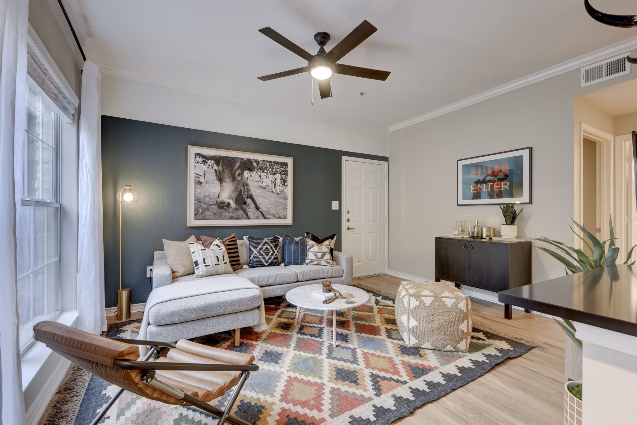living room at Laurel Canyon Apartments