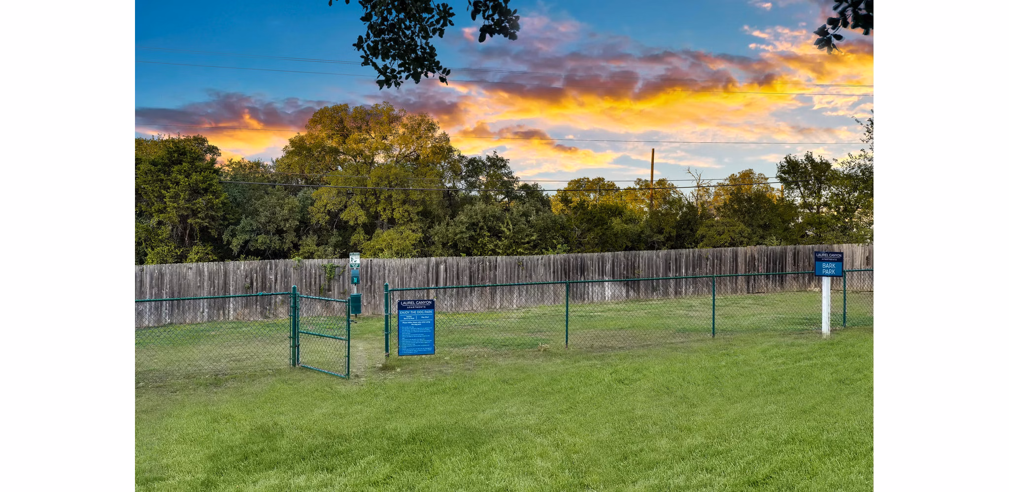 dog park at Laurel Canyon Apartments