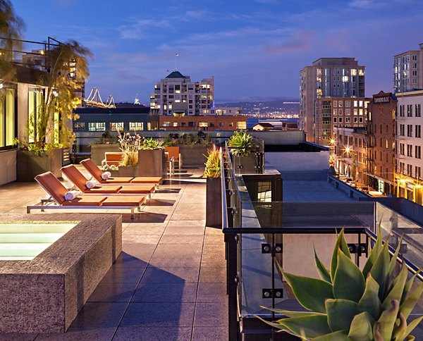 patio at Arc Light Apartments