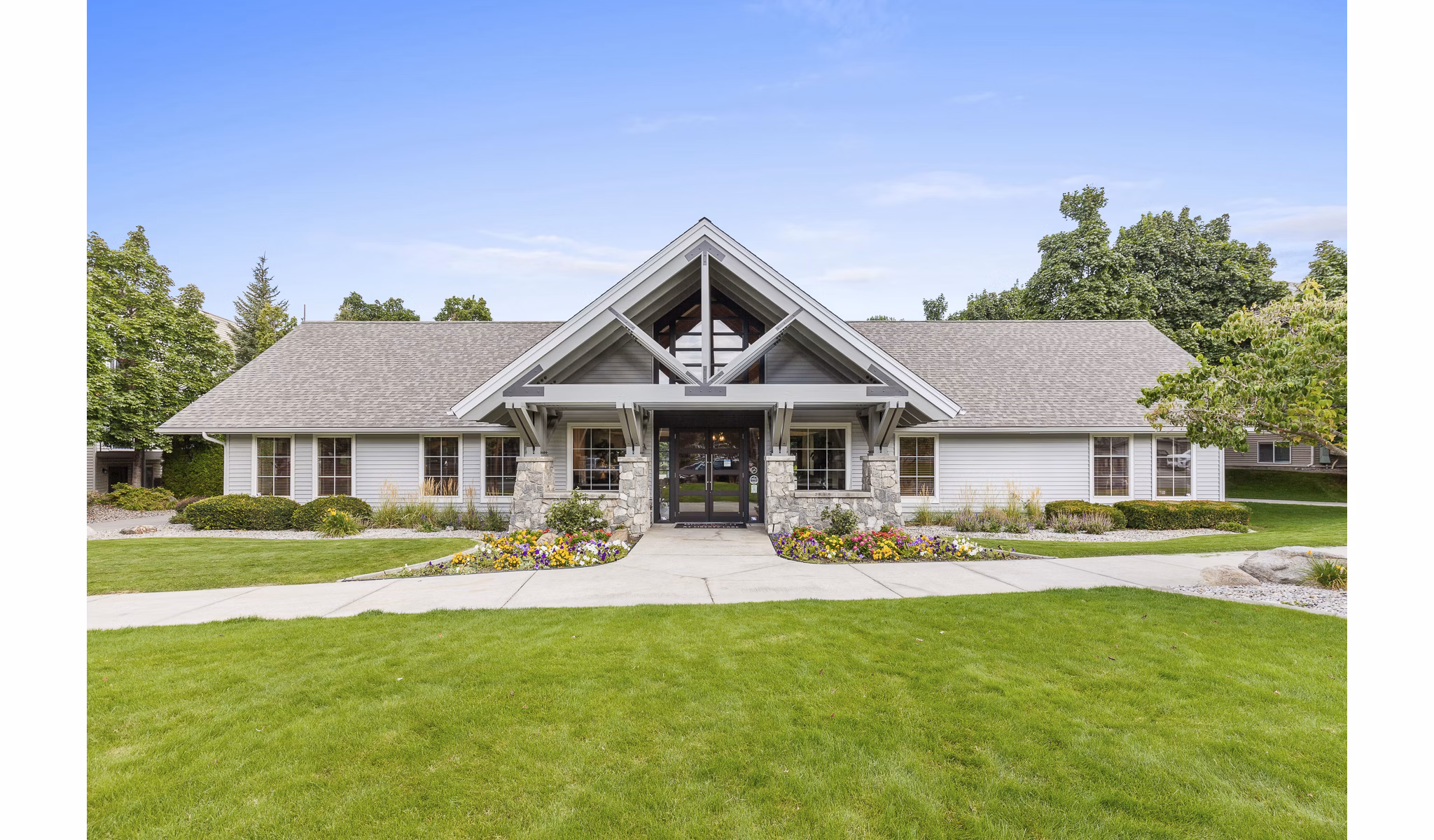 building/exterior at Big Trout Lodge Apartments