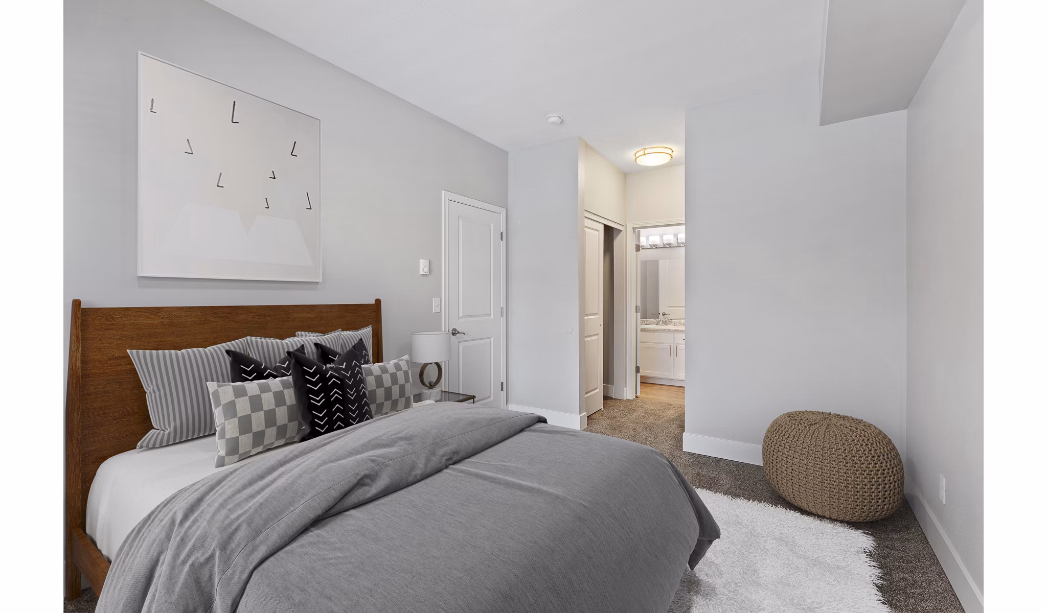bedroom at Big Trout Lodge Apartments