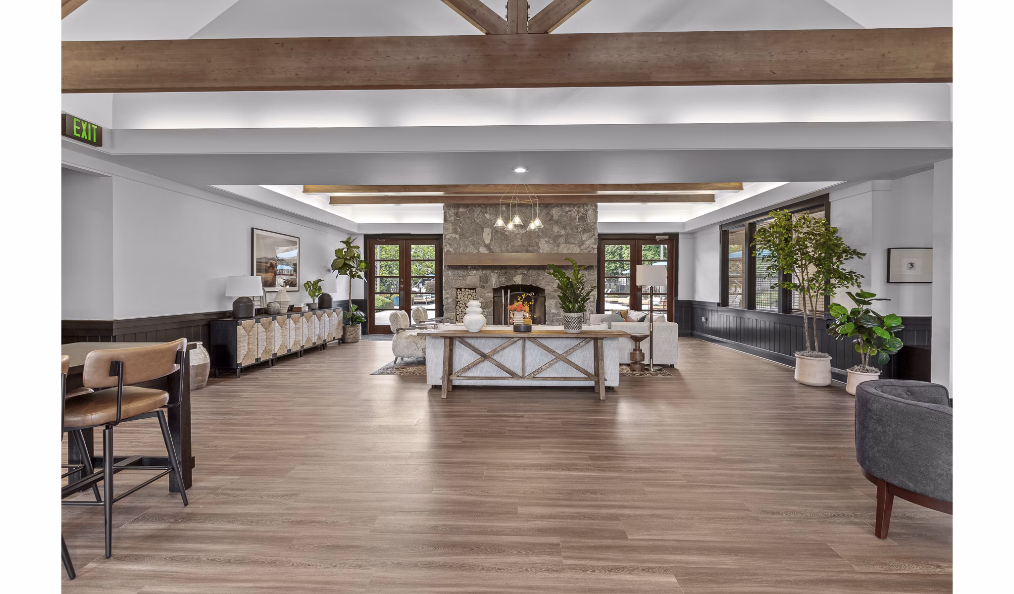 clubhouse at Big Trout Lodge Apartments