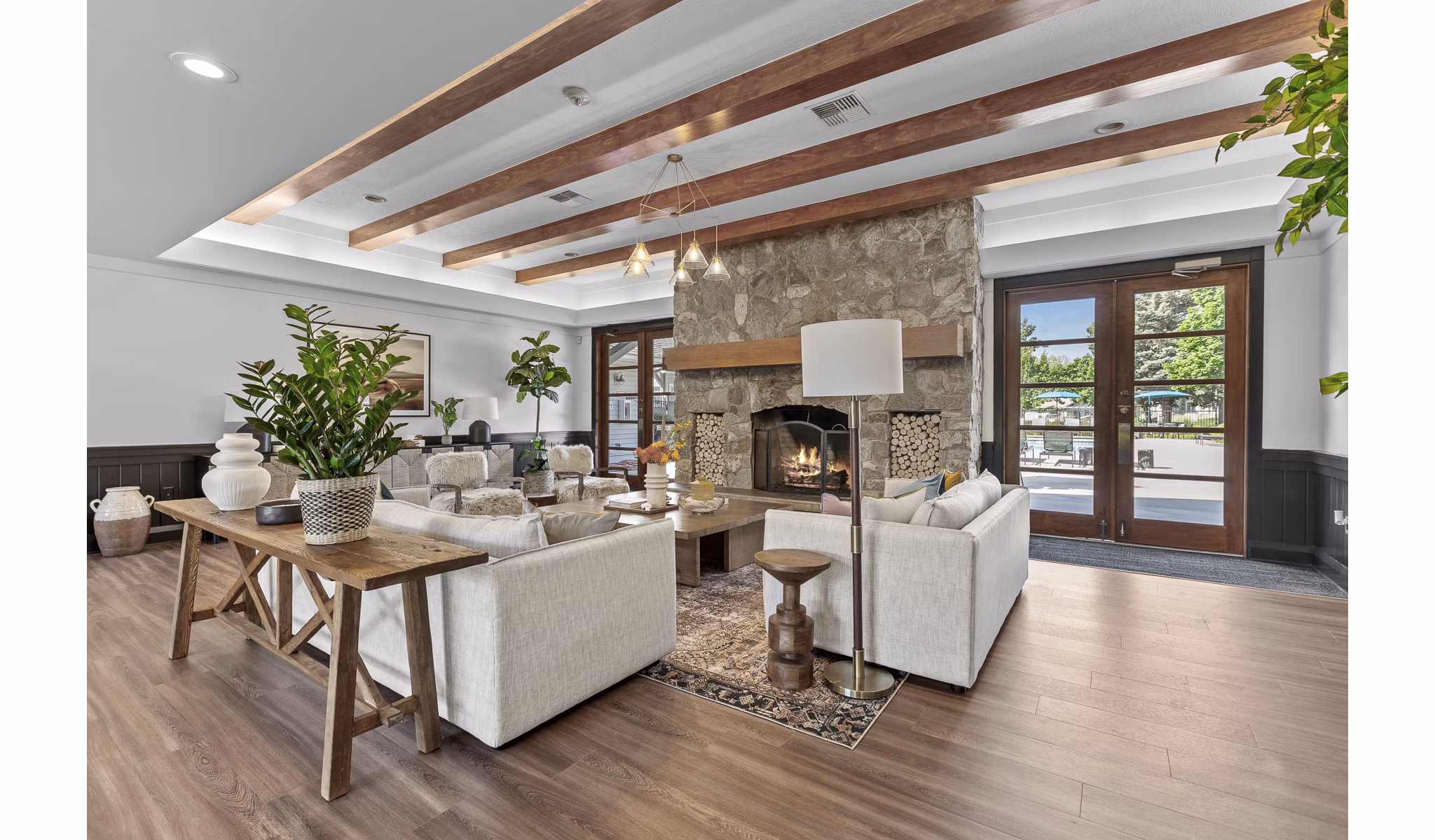clubhouse at Big Trout Lodge Apartments