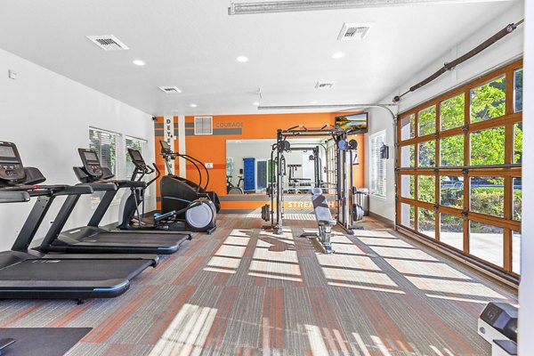 fitness center at Big Trout Lodge Apartments