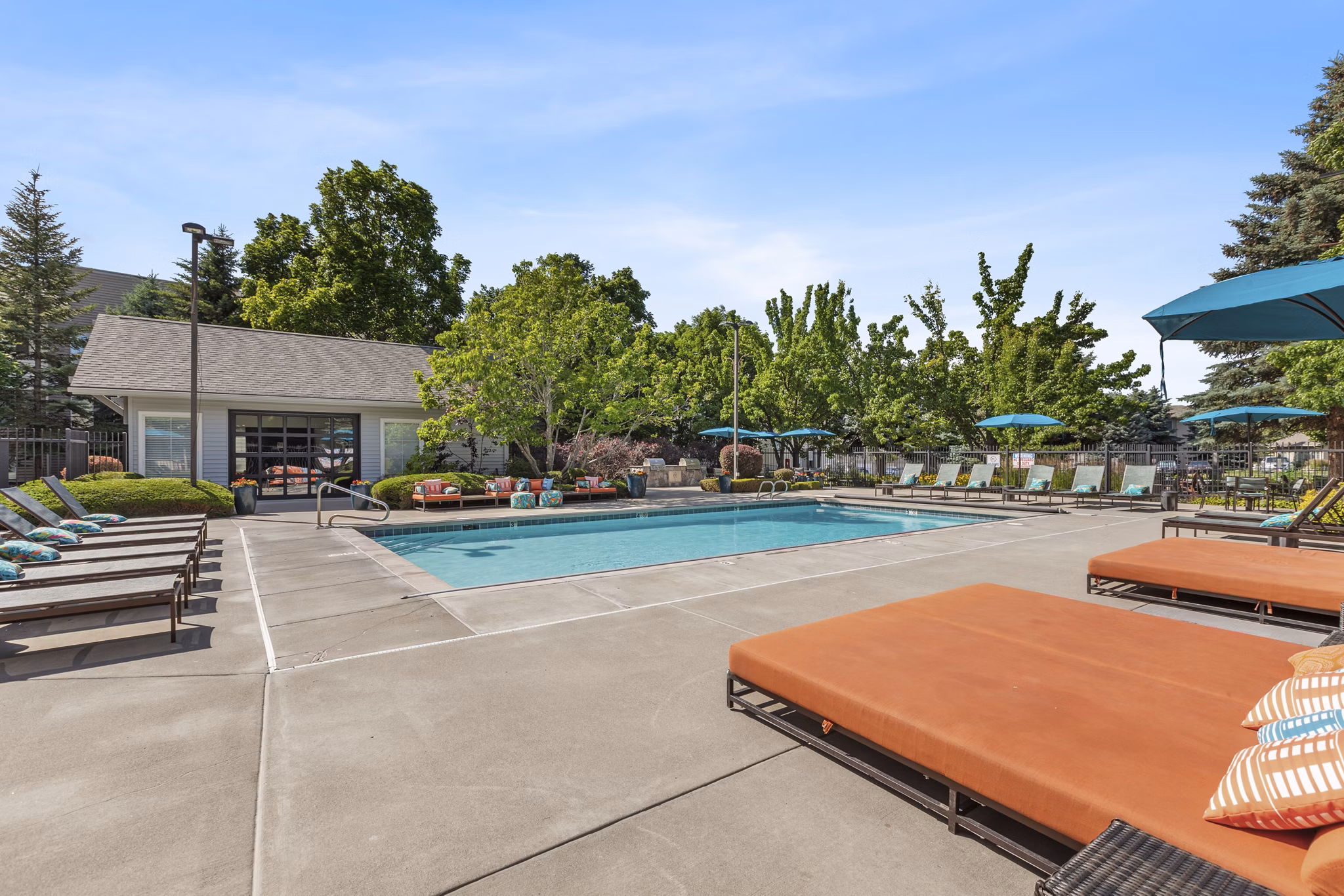 pool at Big Trout Lodge Apartments
