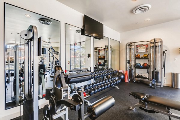 Modern fitness center with state-of-the-art equipment at Chazal Scottsdale Apartments