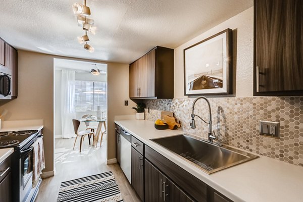 kitchen at Chazal Scottsdale Apartments