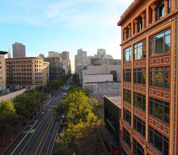 exterior at The Wilson Building Apartments