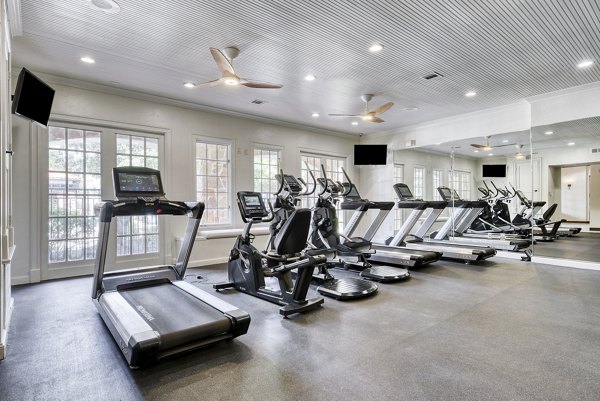 fitness center at San Miguel Apartments