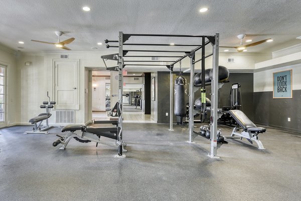 fitness center at San Miguel Apartments