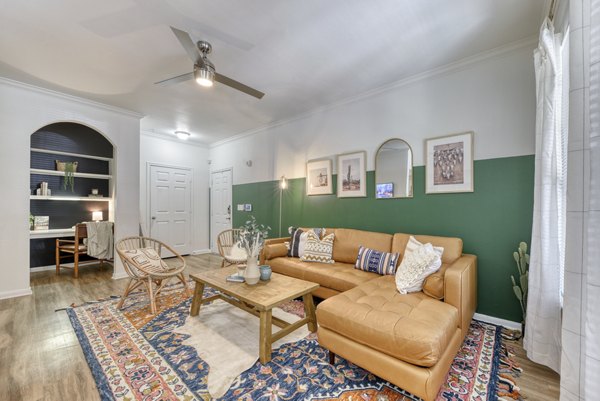 living room at San Miguel Apartments