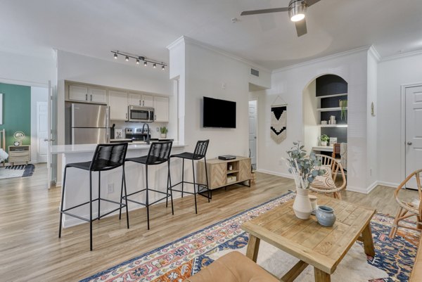 living room at San Miguel Apartments