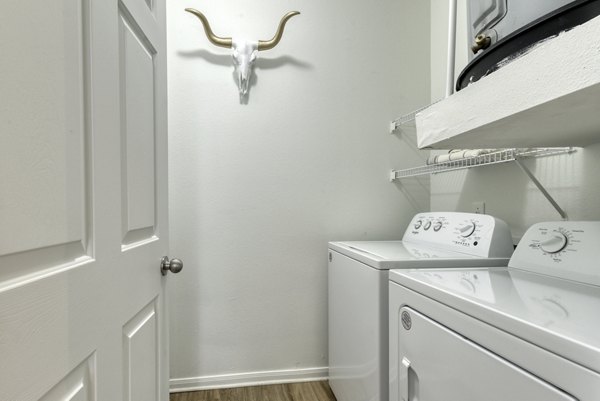 laundry room at San Miguel Apartments