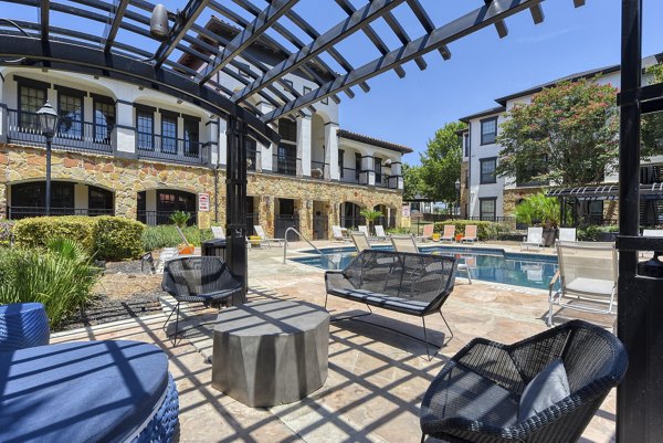 patio at San Miguel Apartments