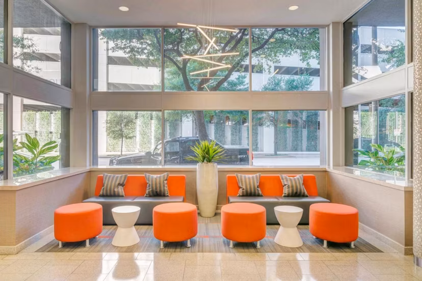 clubhouse at Houston House Apartments