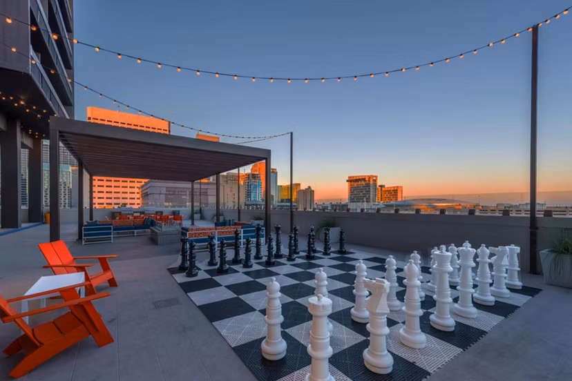 Recreational Area at Houston House Apartments