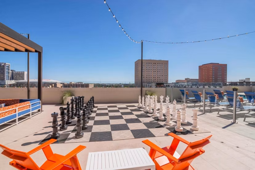 Recreational Area at Houston House Apartments