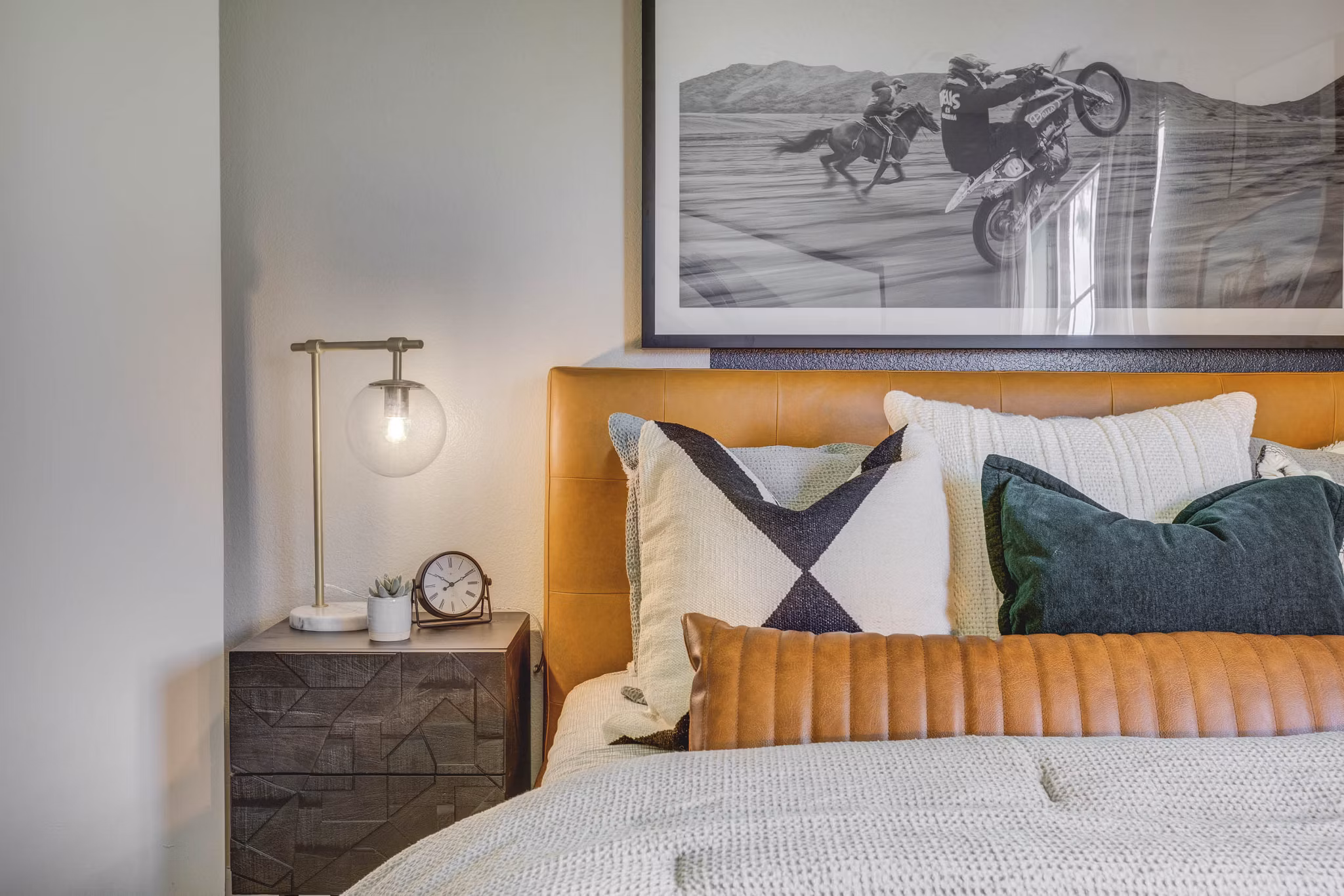 bedroom at Riverbend partments