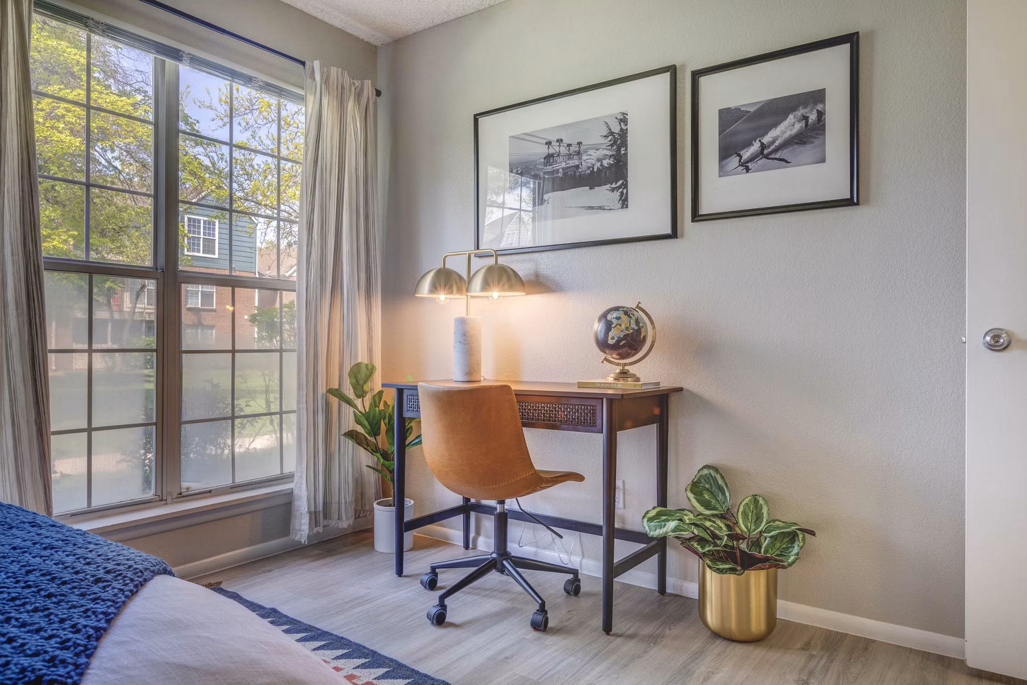 bedroom at Riverbend partments