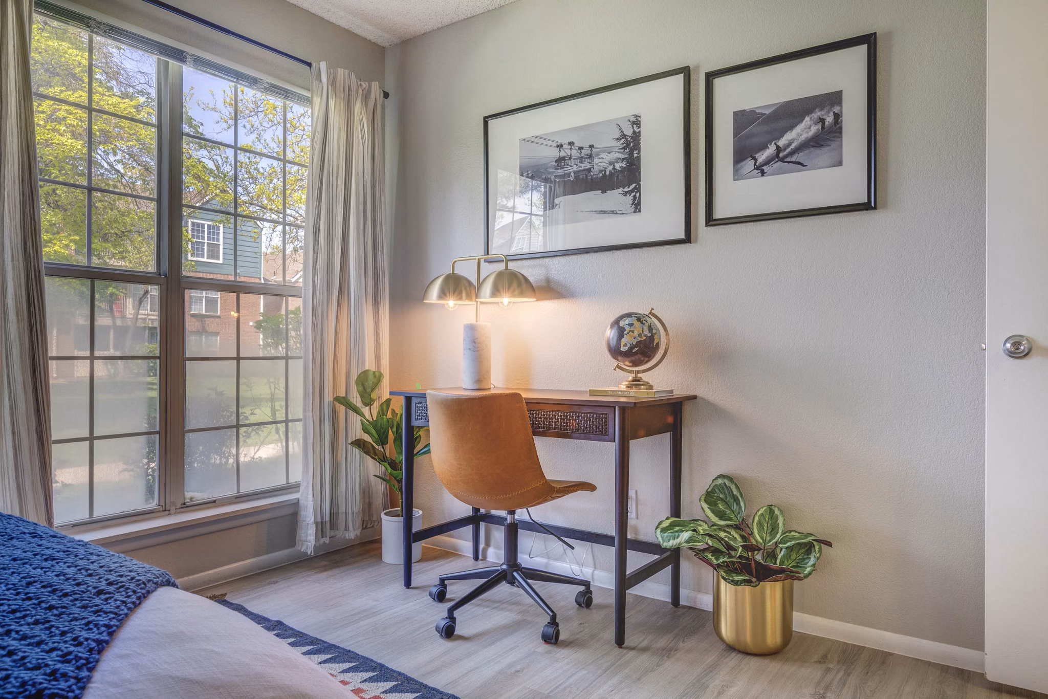 bedroom at Riverbend partments