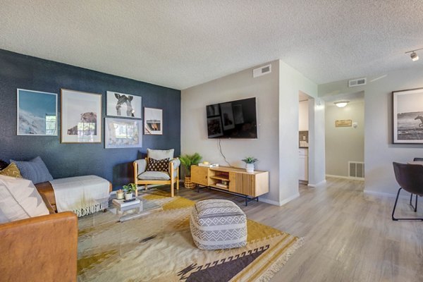 living room  at Riverbend Apartments