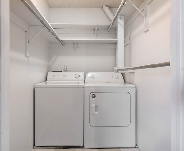 laundry facility at Riverbend Apartments