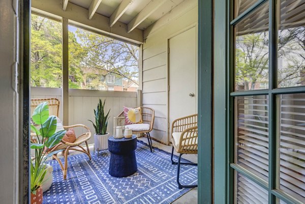 patio at Riverbend Apartments