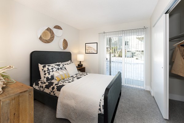 bedroom at The Ridge at Mountain View Apartments