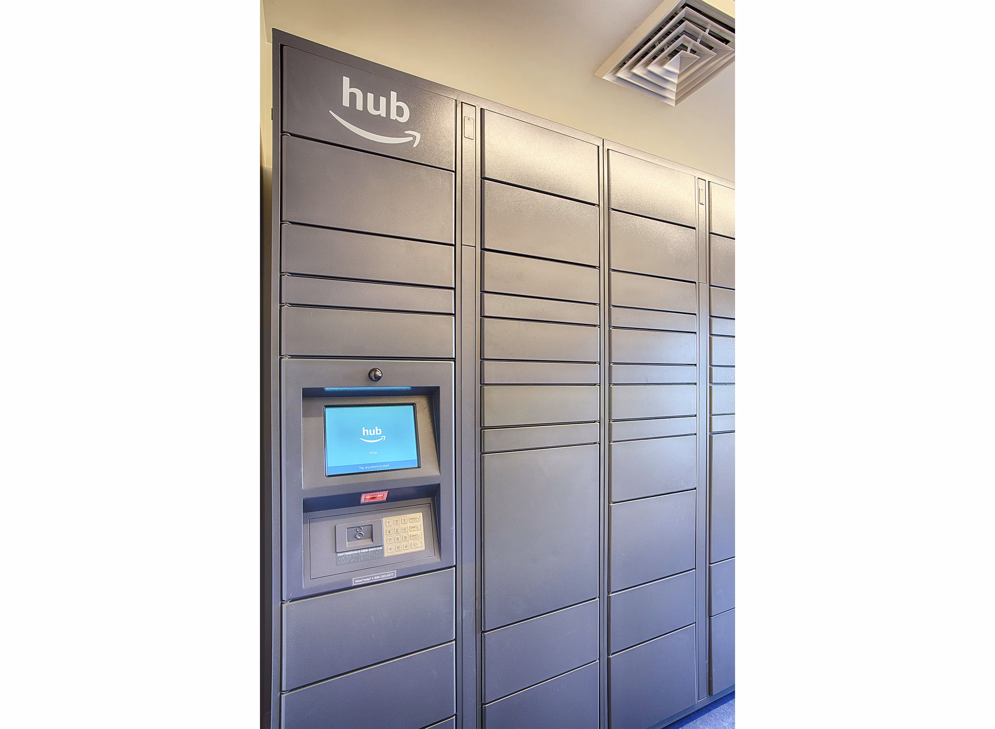 mail room at The Ridge at Mountain View Apartments