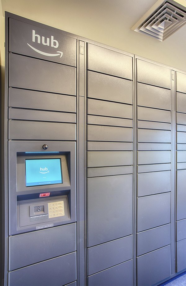 mail room at The Ridge at Mountain View Apartments