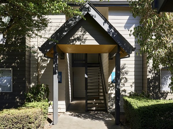 exterior at The Woodlands Apartments