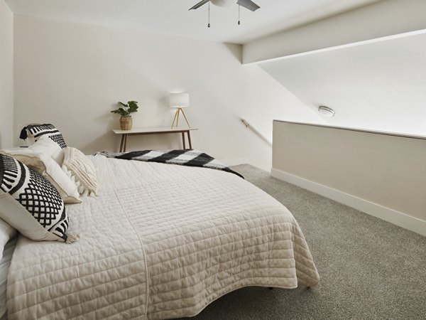 bedroom at The Woodlands Apartments