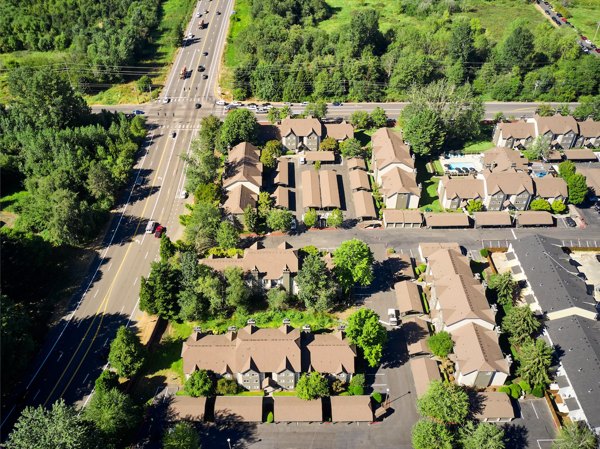 view at The Woodlands Apartments